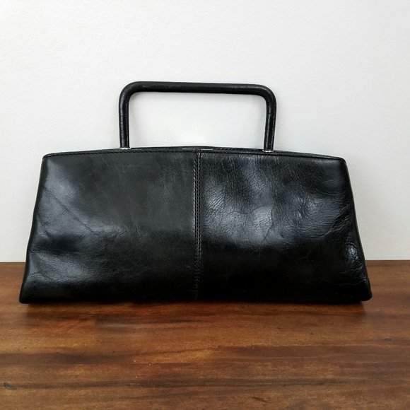 large black clutch bag